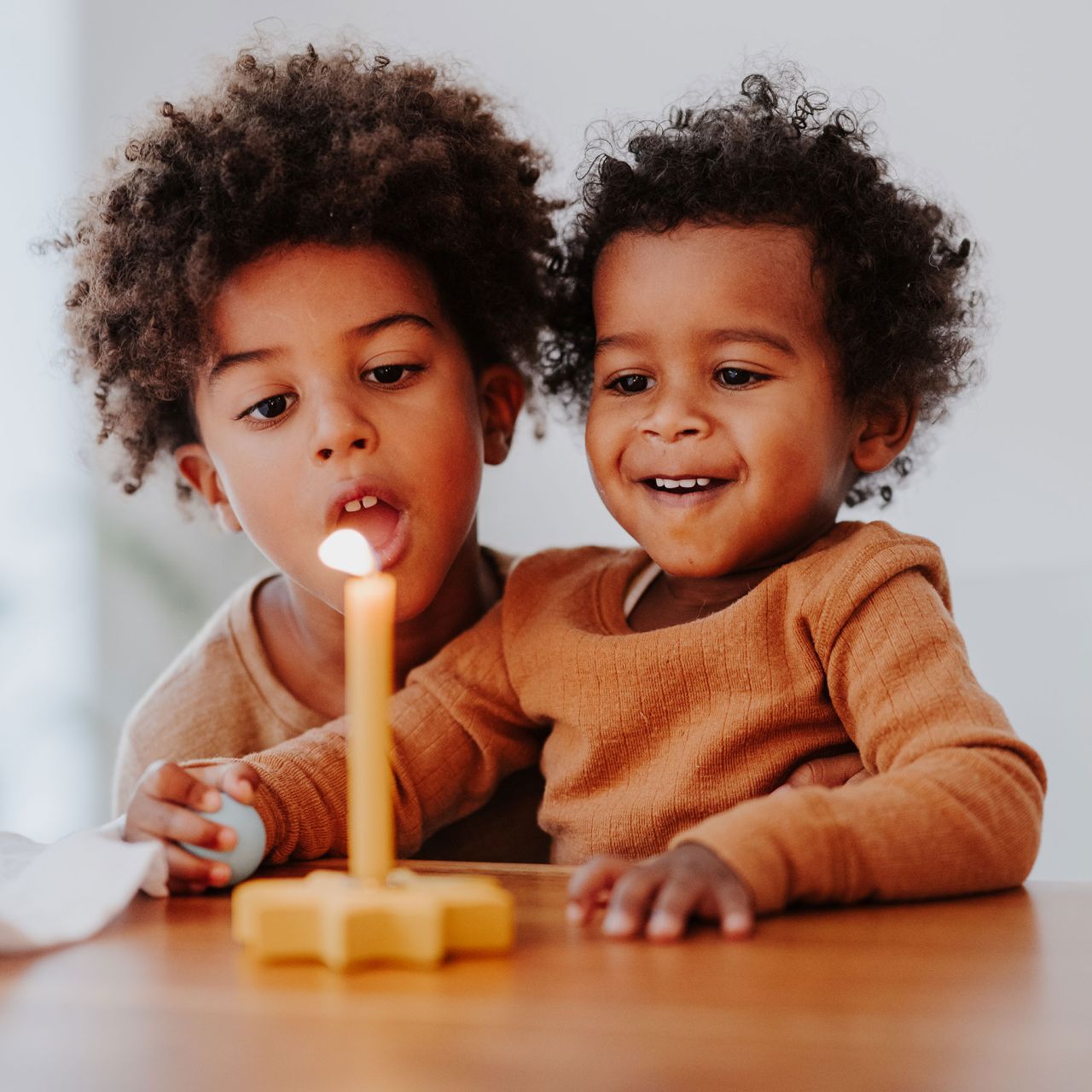 Grimm´s gele ster voor steker/ kaars