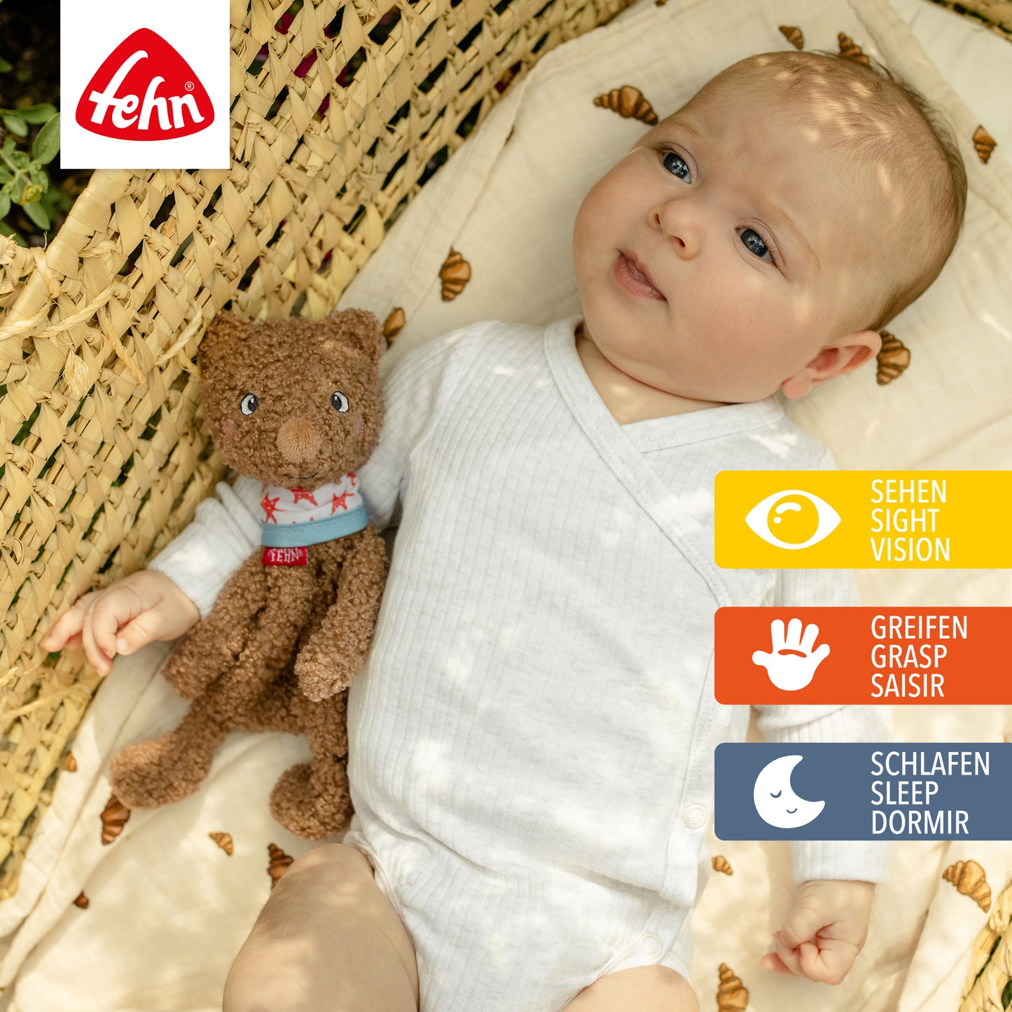 Fehn comforter bear small