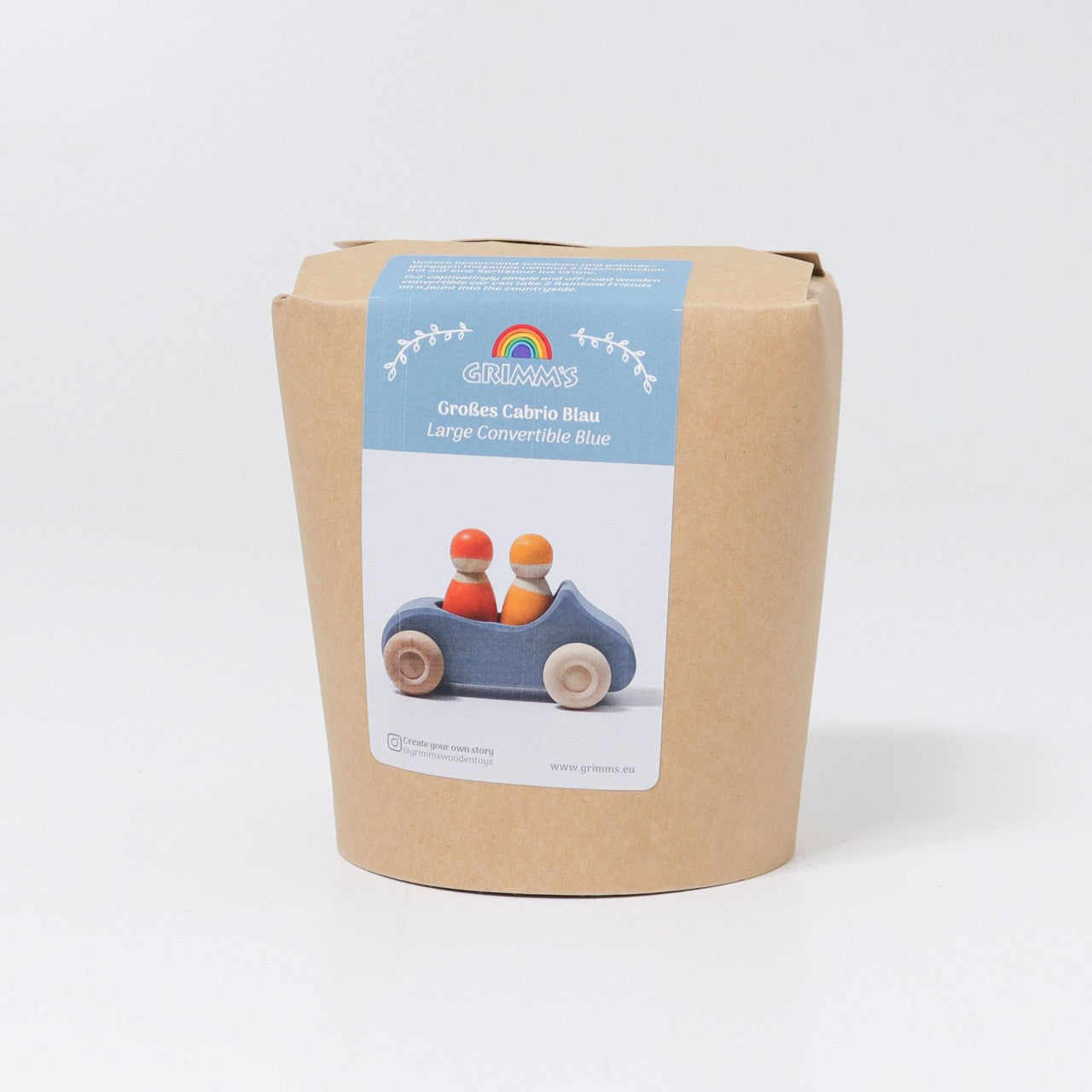 Grimm's grote cabrio blauw