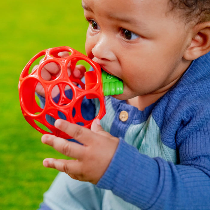 Oball hold my own teether toy apple