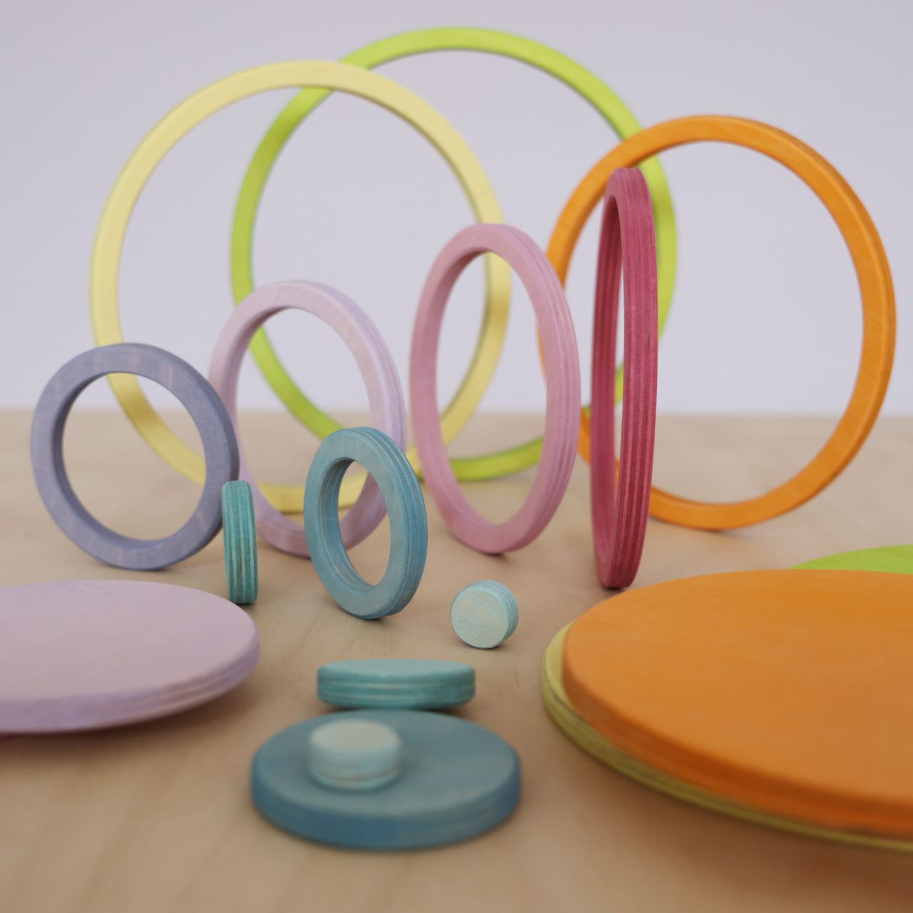 Grimm´s concentrische cirkels en ringen pastel