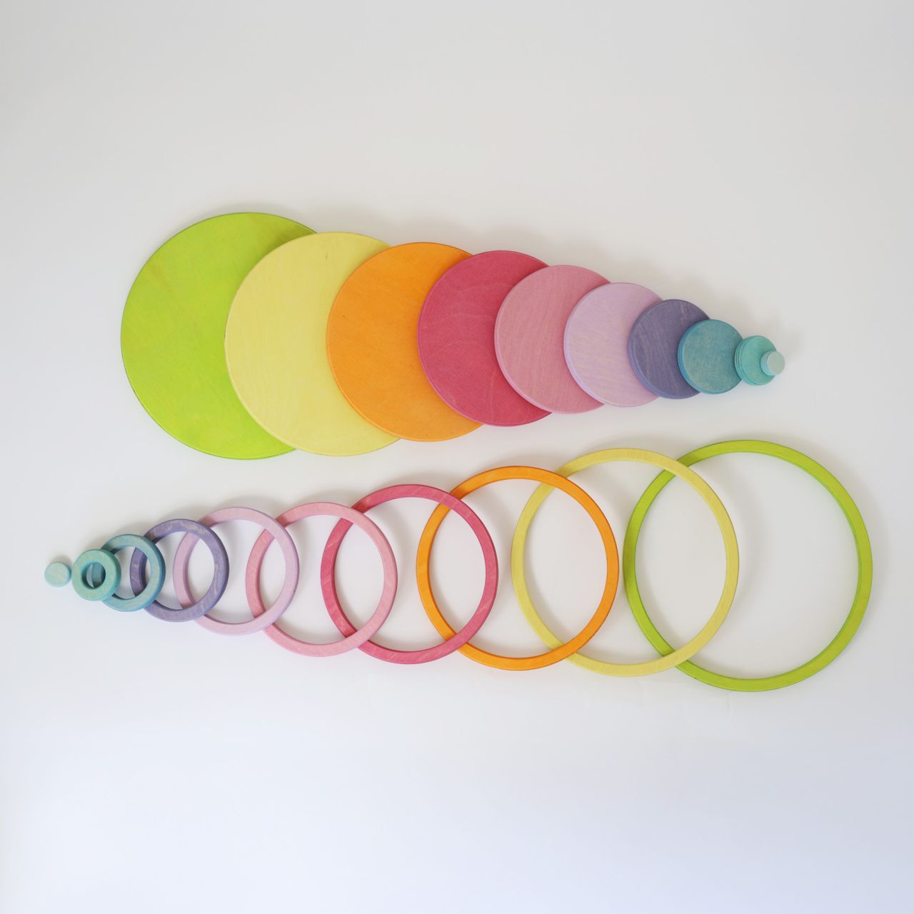 Grimm´s concentrische cirkels en ringen pastel