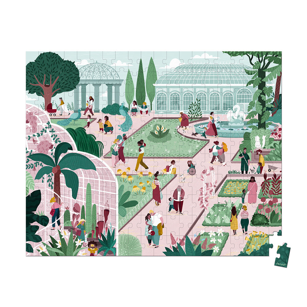 Janod puzzel de botanische tuin 200 stukjes