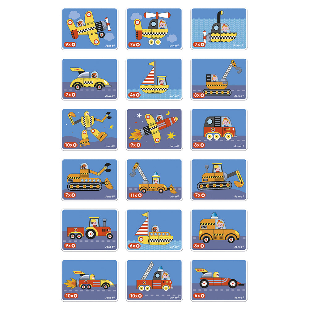 Janod magnetibook racers