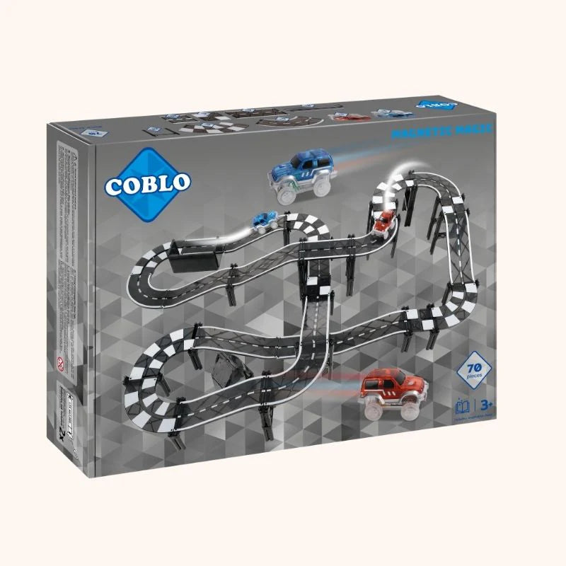 Coblo zwarte racebaan 70 stuks