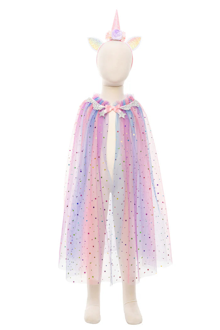 Unicorn cape met hoofdband