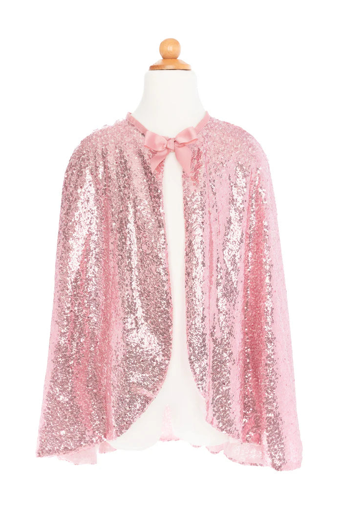 Roze sequins cape