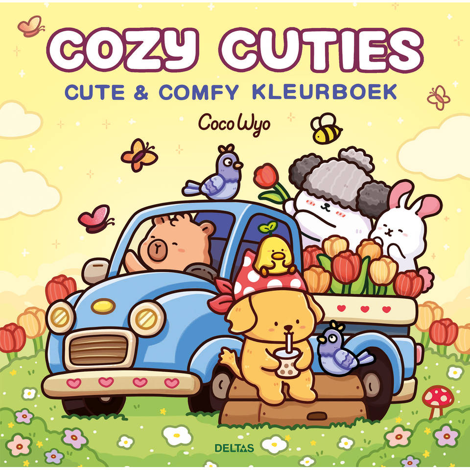 Cozy cuties cute & comfy kleurboek Coco Wyo