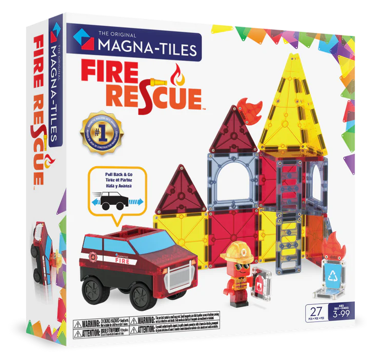 Magna-tiles fire rescue 27 piece set