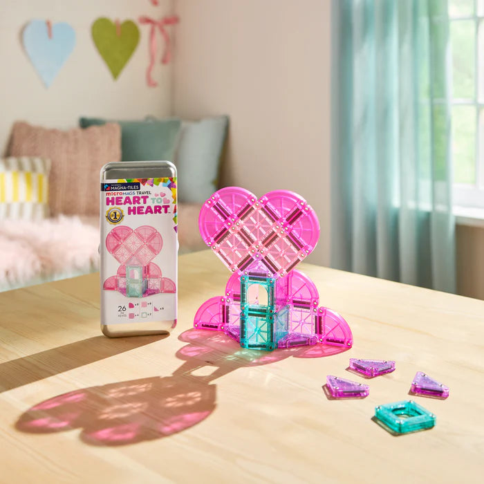 *Pre-order* Magna-tiles heart to heart travel set