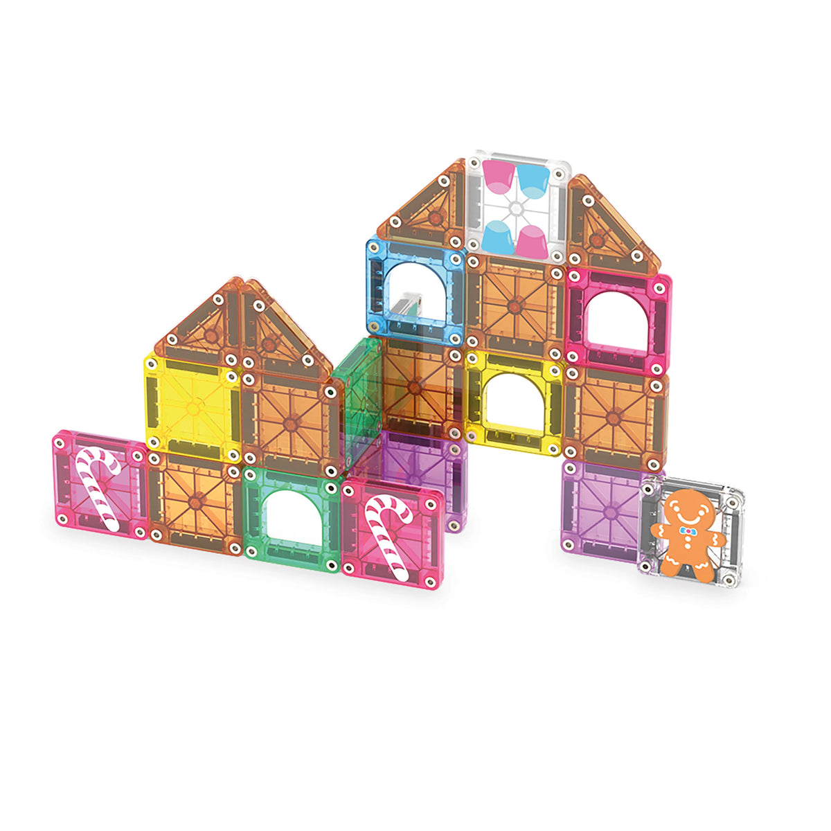 Magna-tiles travel set gingerbread house