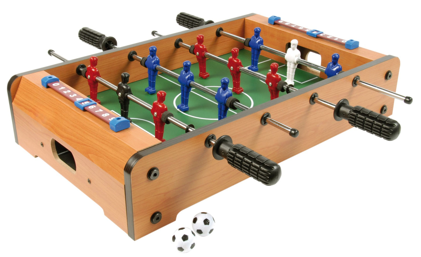 Tafelvoetbalspel mini hout 50 cm