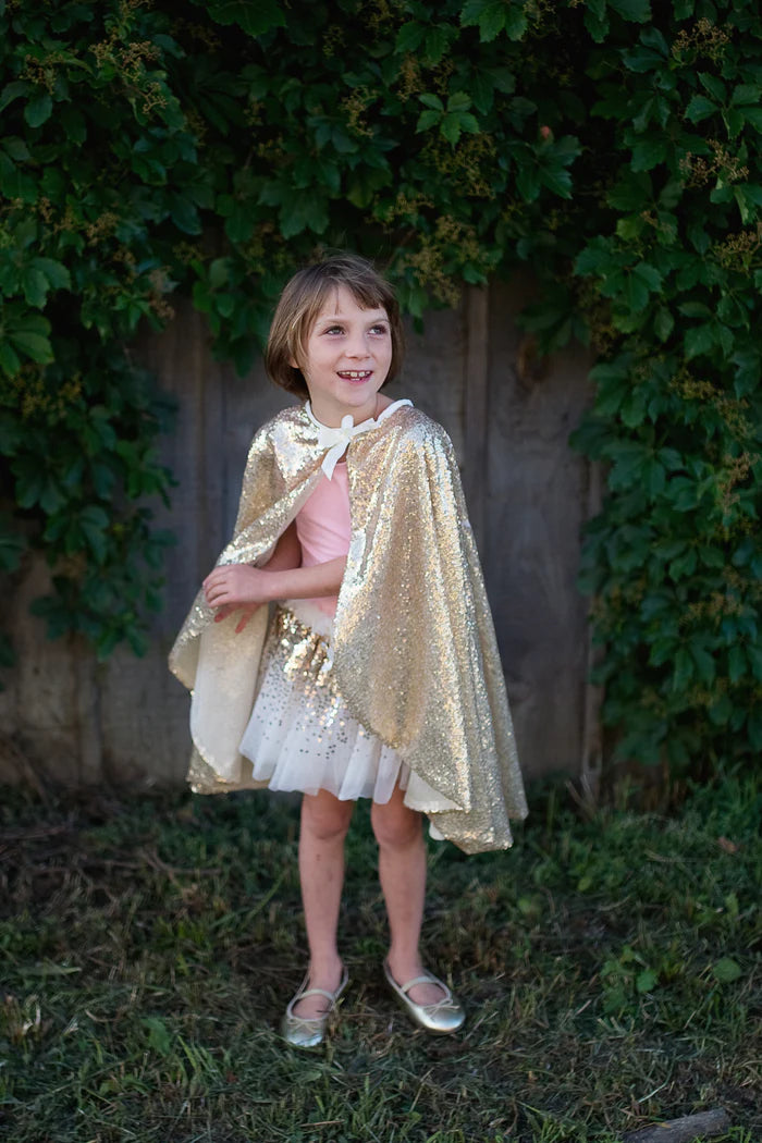 Gouden sequins cape