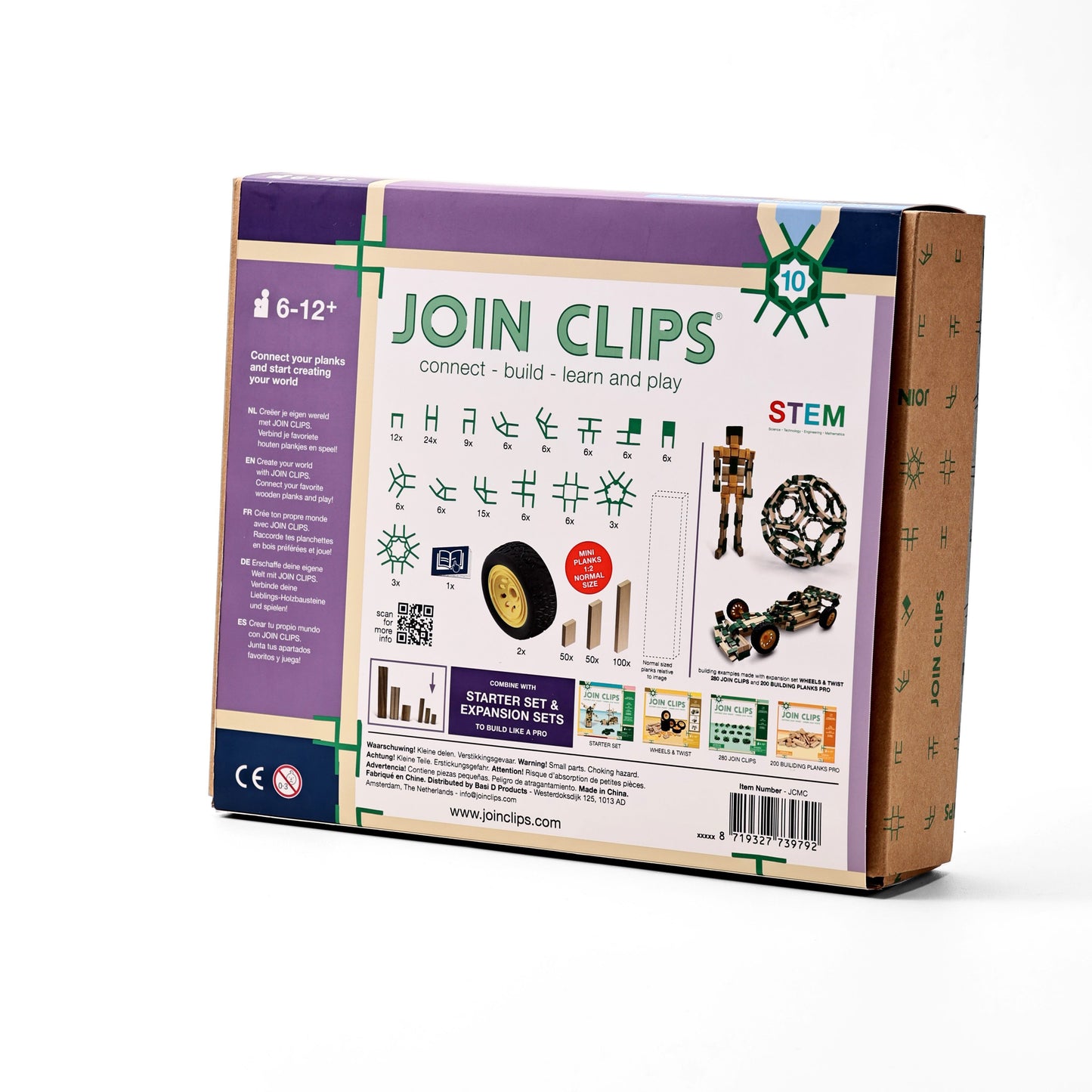 Join clips miniplankjes constructieset