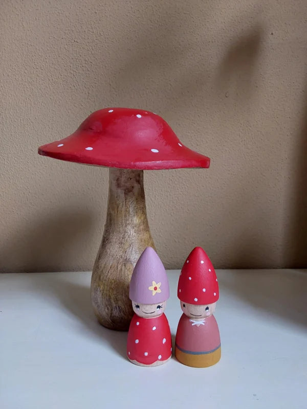 Pegdoll set van 2 kabouters