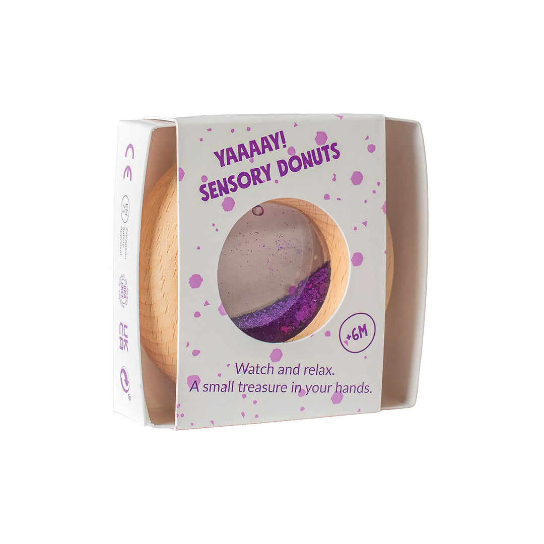Petit Boum sensorische donut paars