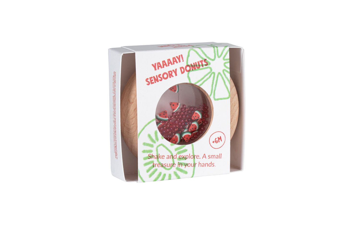 Petit Boum sensorische donut watermeloen