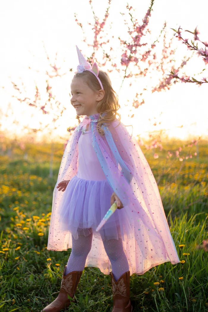 Unicorn cape met hoofdband