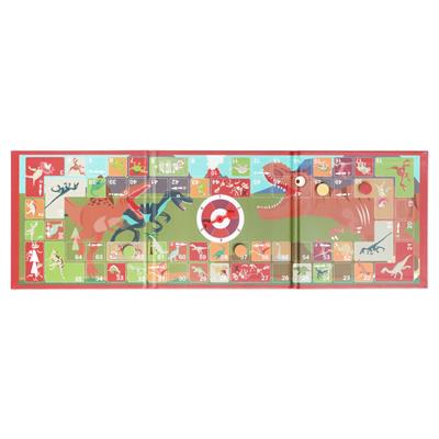 Magnetisch bordspel to go ganzenbord dinosaurussen
