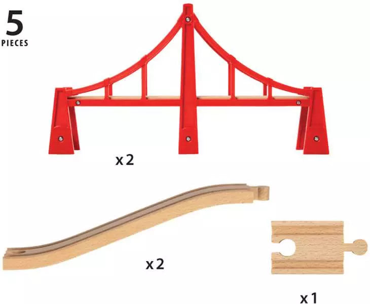 Brio 33683 double suspension bridge