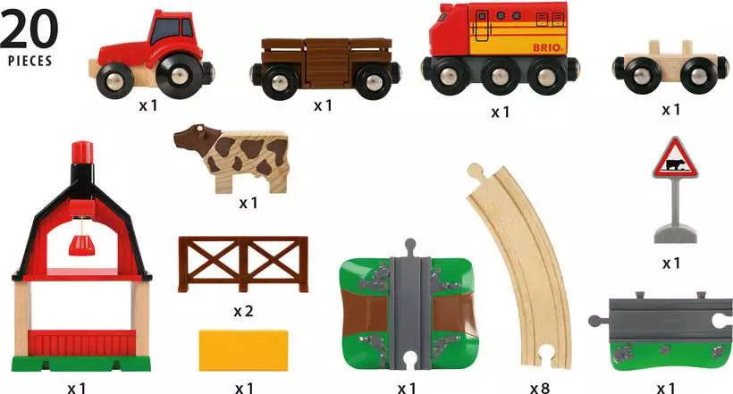 Brio 33719 farm railway set
