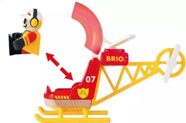 Brio 33797 firefighter helicopter