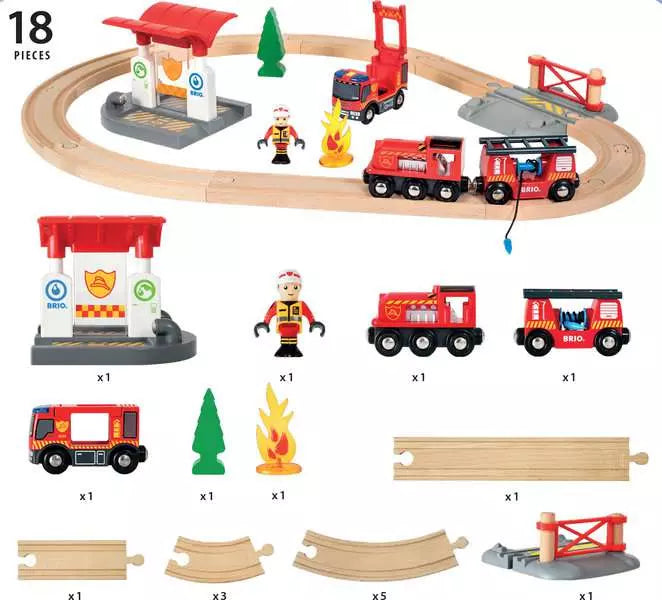 Brio 33815 firefighter set