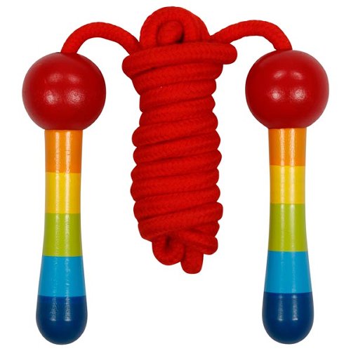 Goki springtouw regenboog