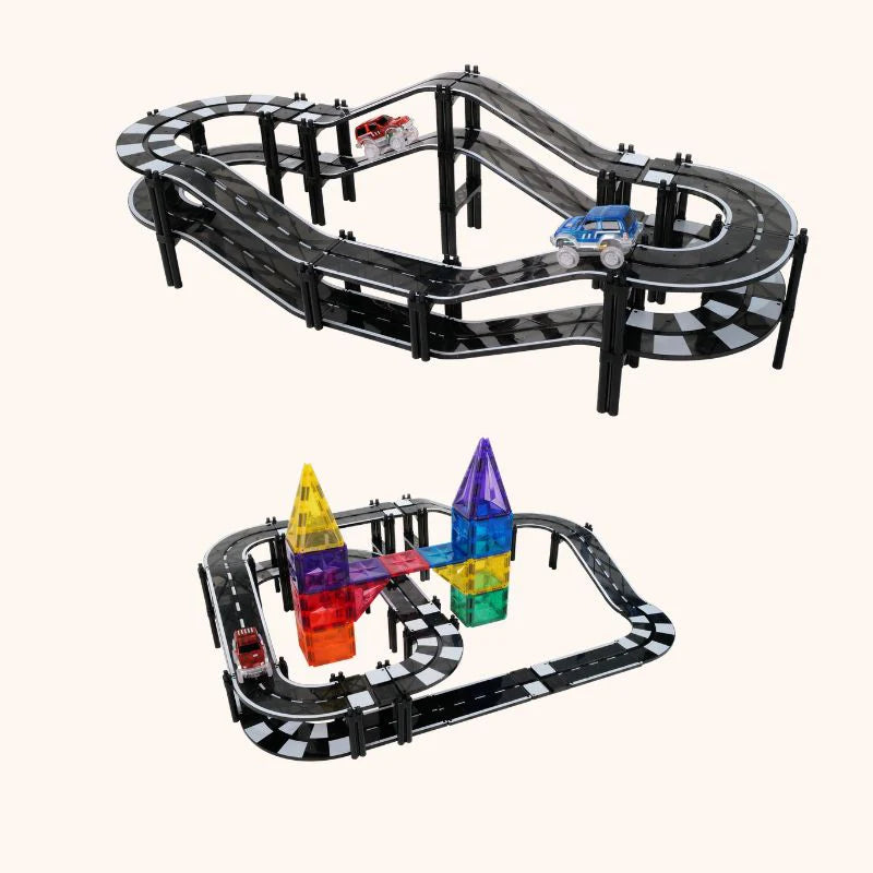 Coblo zwarte racebaan 70 stuks