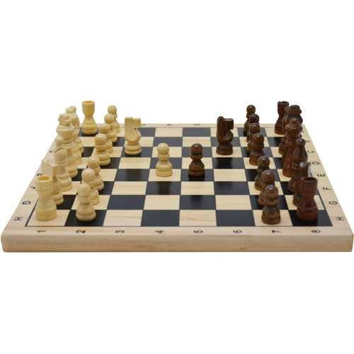 Houten schaakset