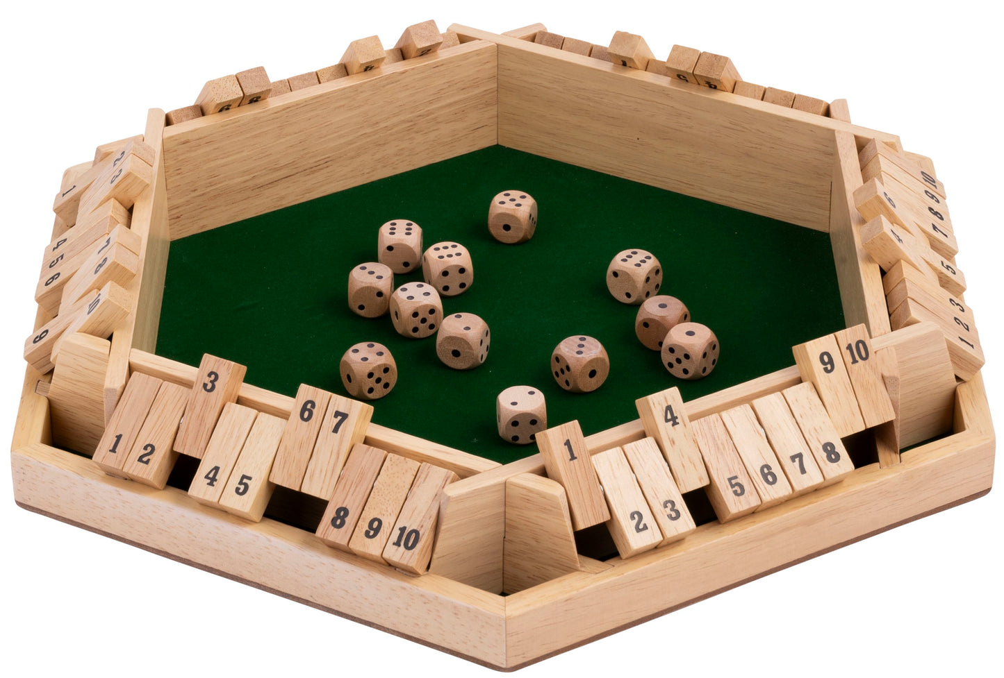 Shut the box 6 spelers