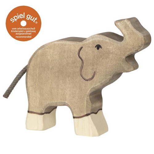 Olifant klein slurf omhoog