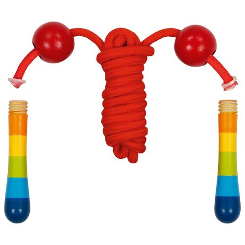 Goki springtouw regenboog