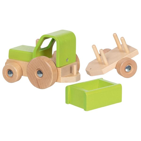 Goki traktor met aanhanger