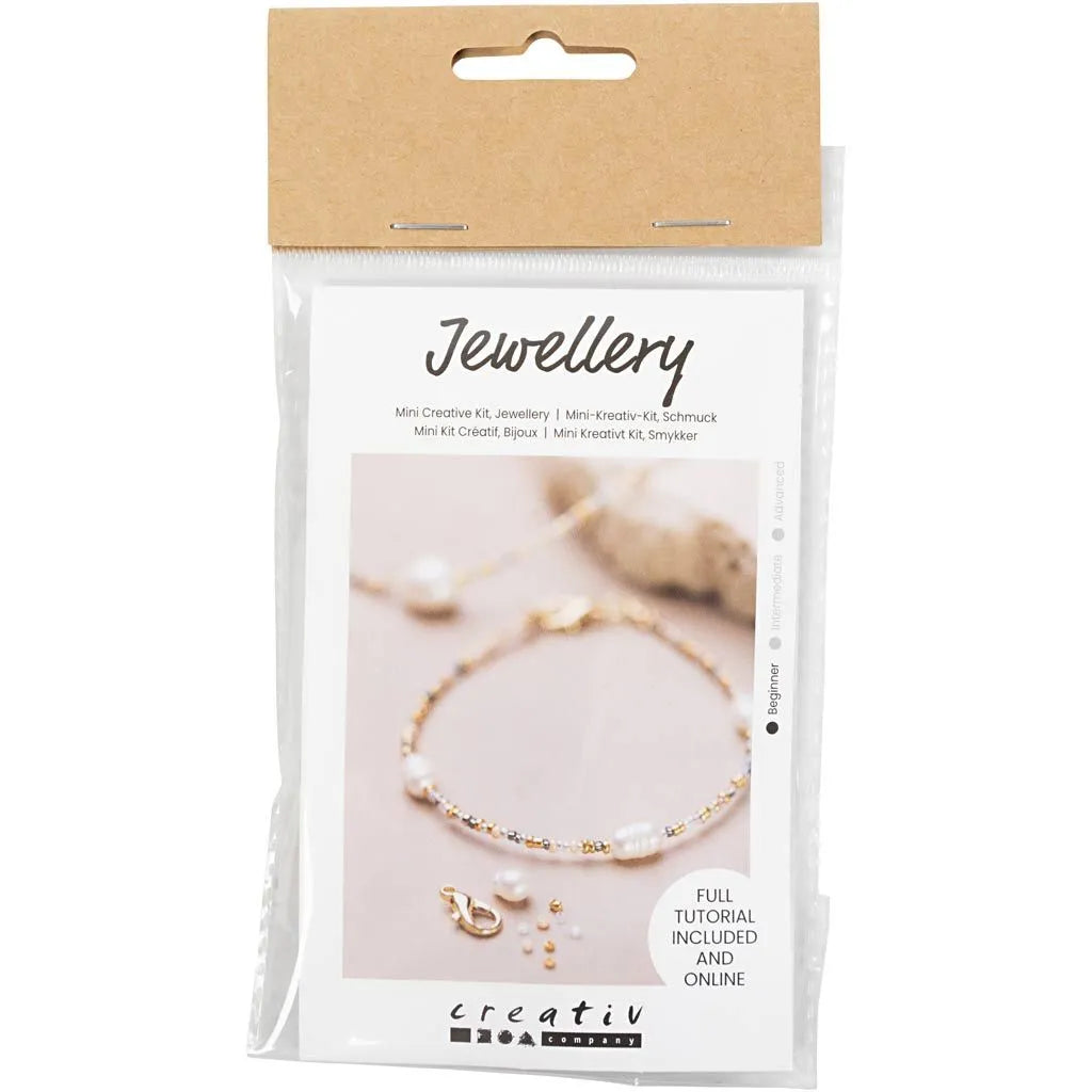 Mini hobbyset sieraden armband en ketting met sluiting