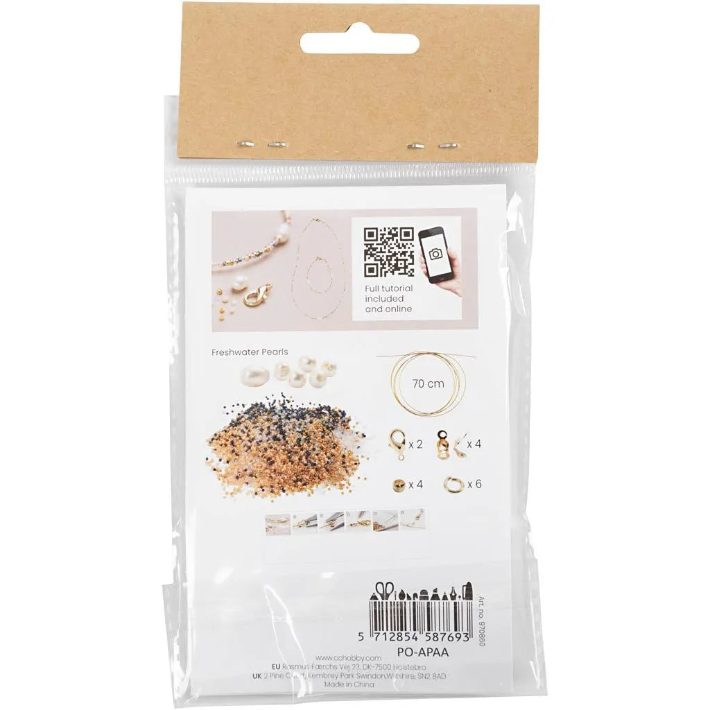Mini hobbyset sieraden armband en ketting met sluiting