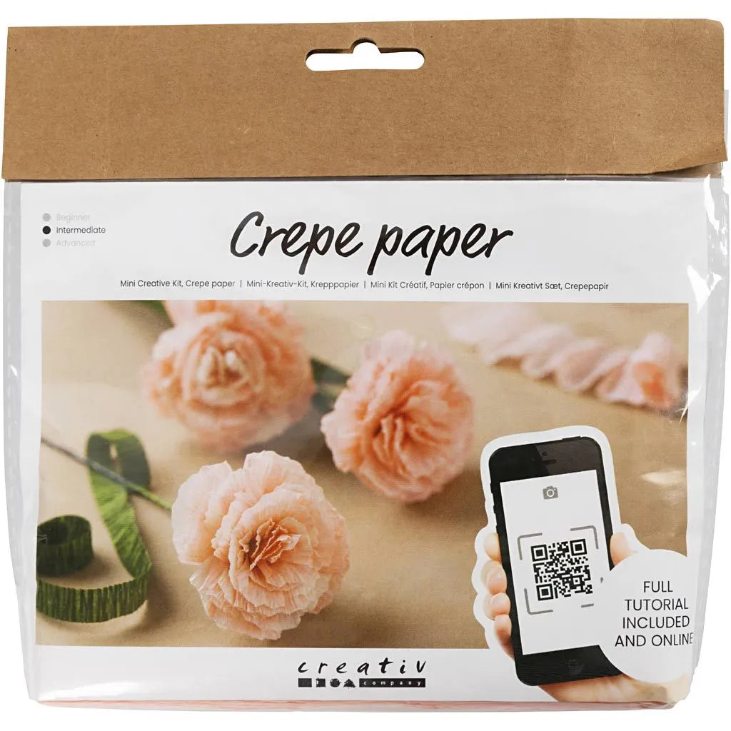 Mini hobbyset crêpepapier anjers