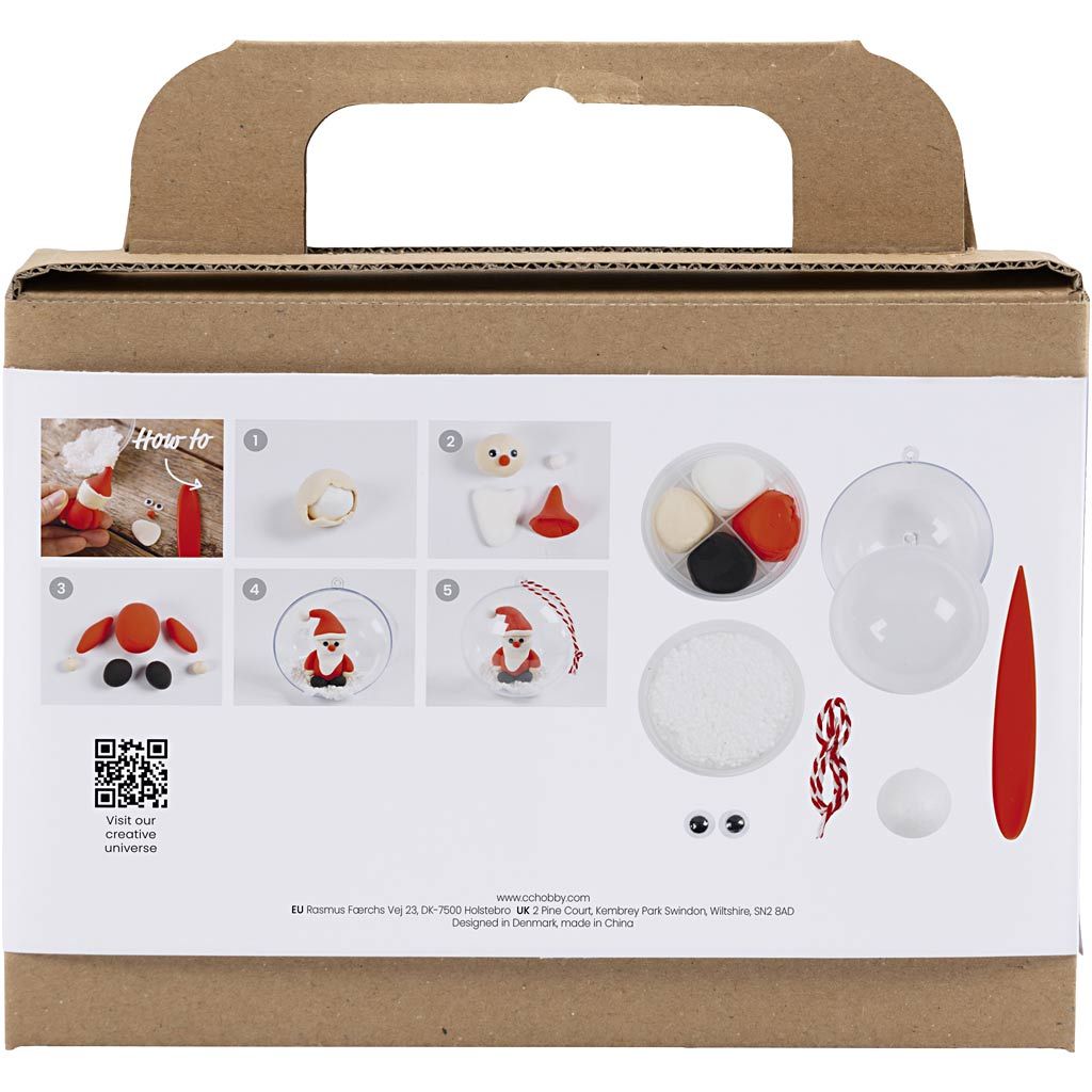 Mini hobbyset boetseren kerstman