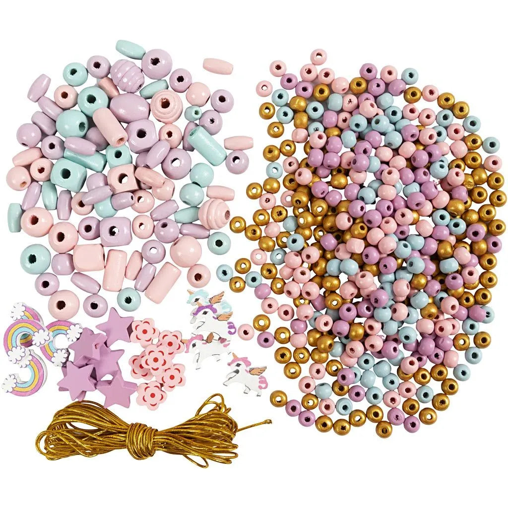 Mini creatieve box sieraden pastelkleuren