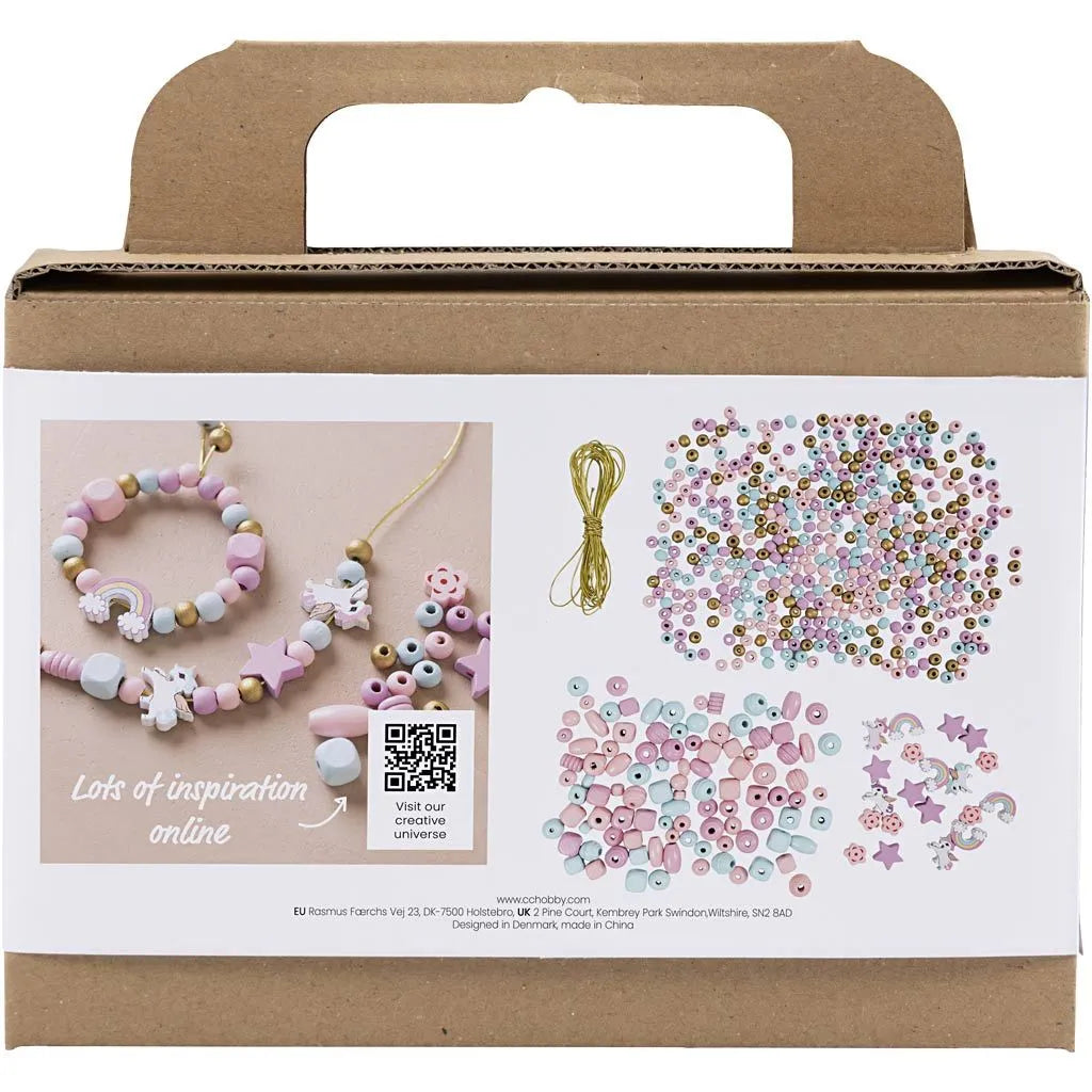 Mini creative box sieraden pastelkleuren