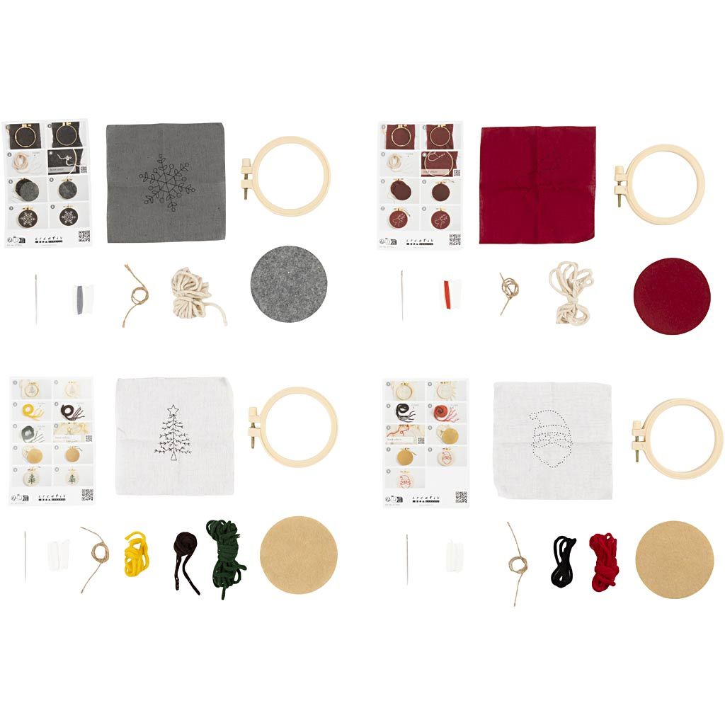 Adventskalender borduren