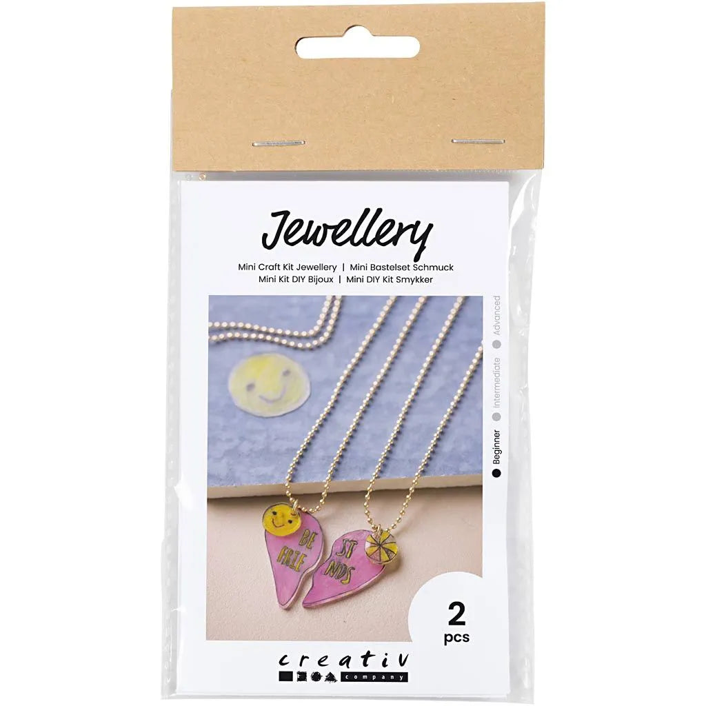 Mini hobbyset sieraden vriendschapskettingen van krimpfolie