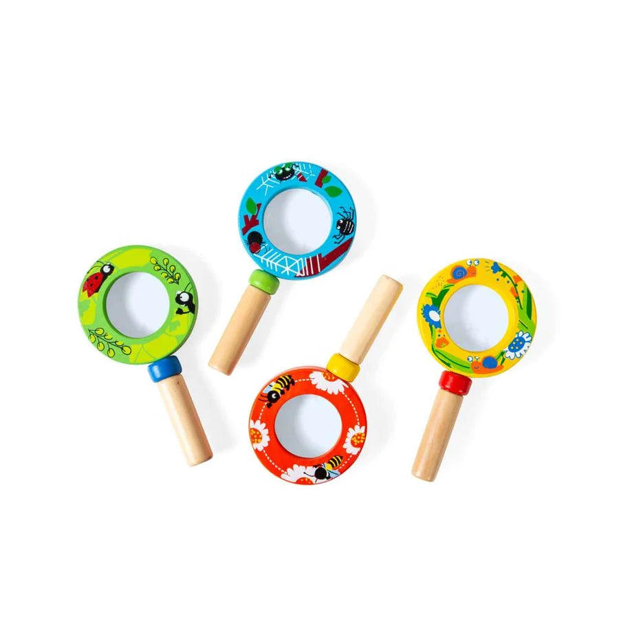 Houten vergrootglas