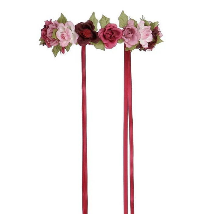 Bloemenkrans roze