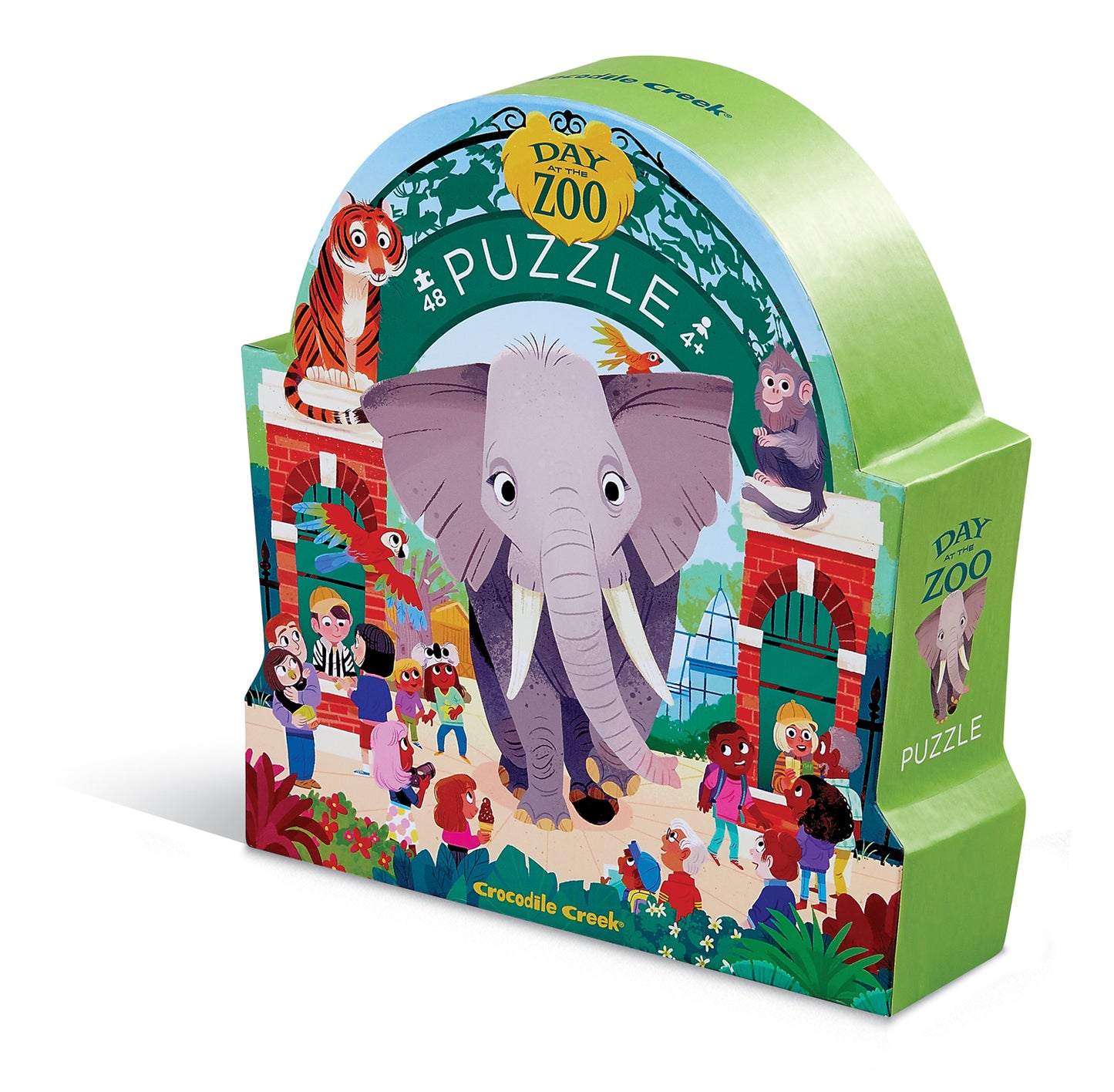 Puzzel dag in de dierentuin