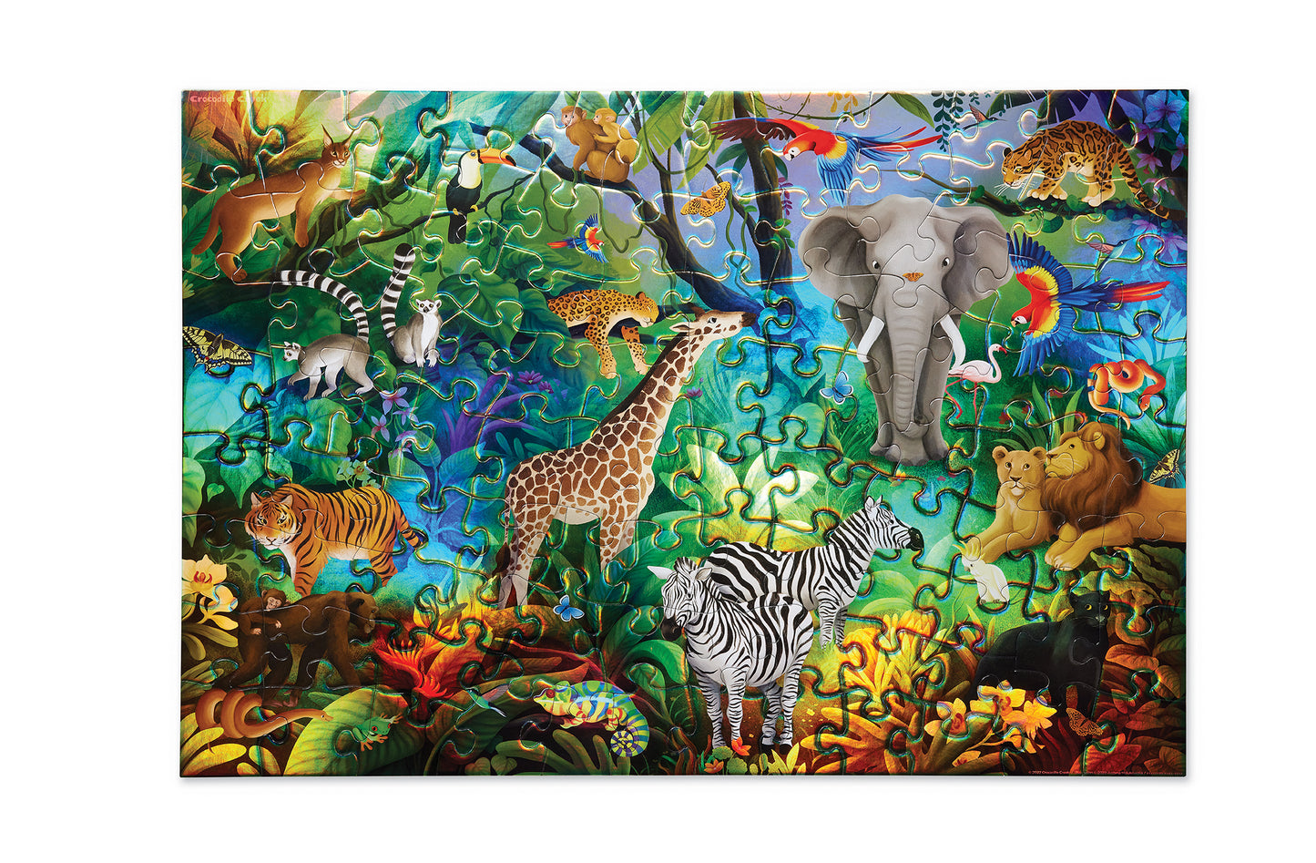 Holographic foil puzzel jungle paradijs