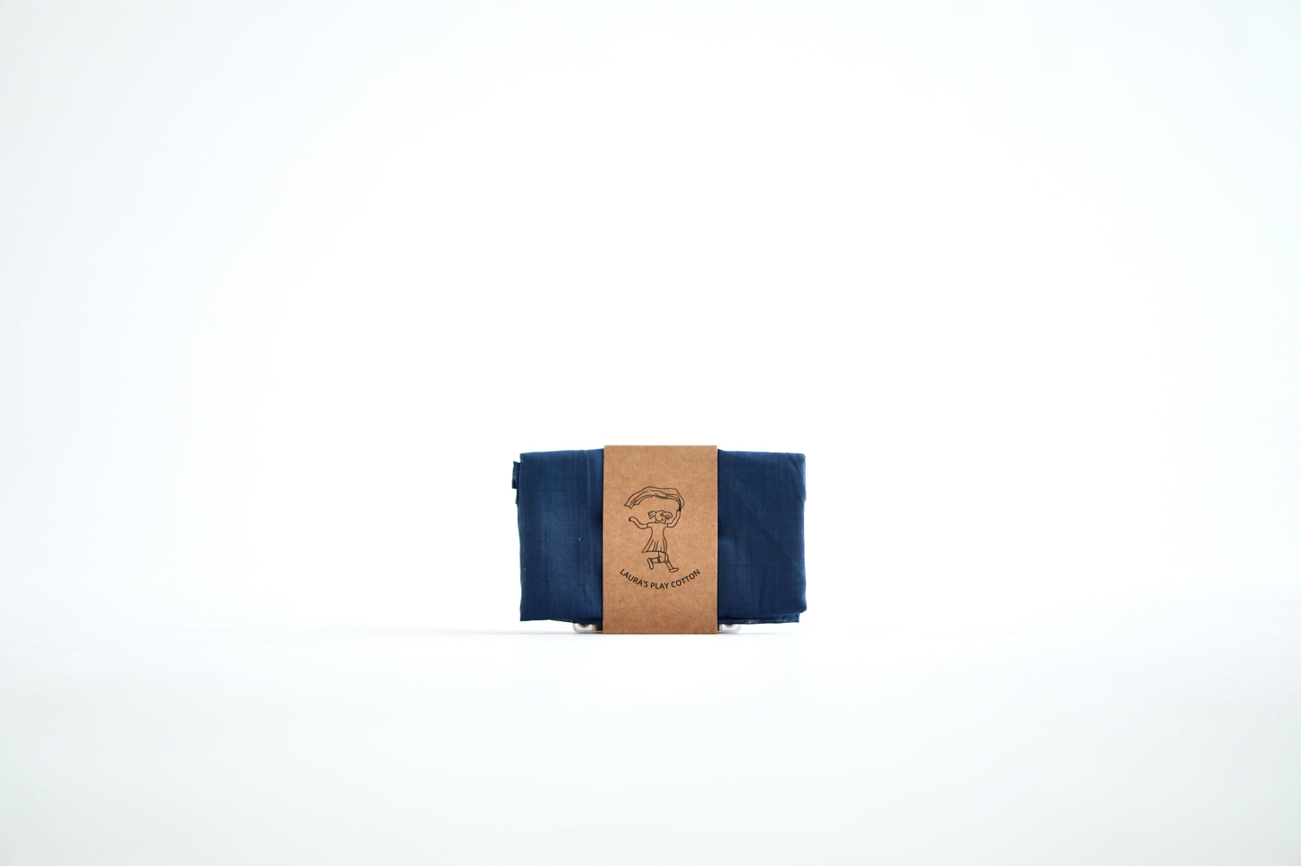 Laura's play cotton dark blue 50 x 50 cm