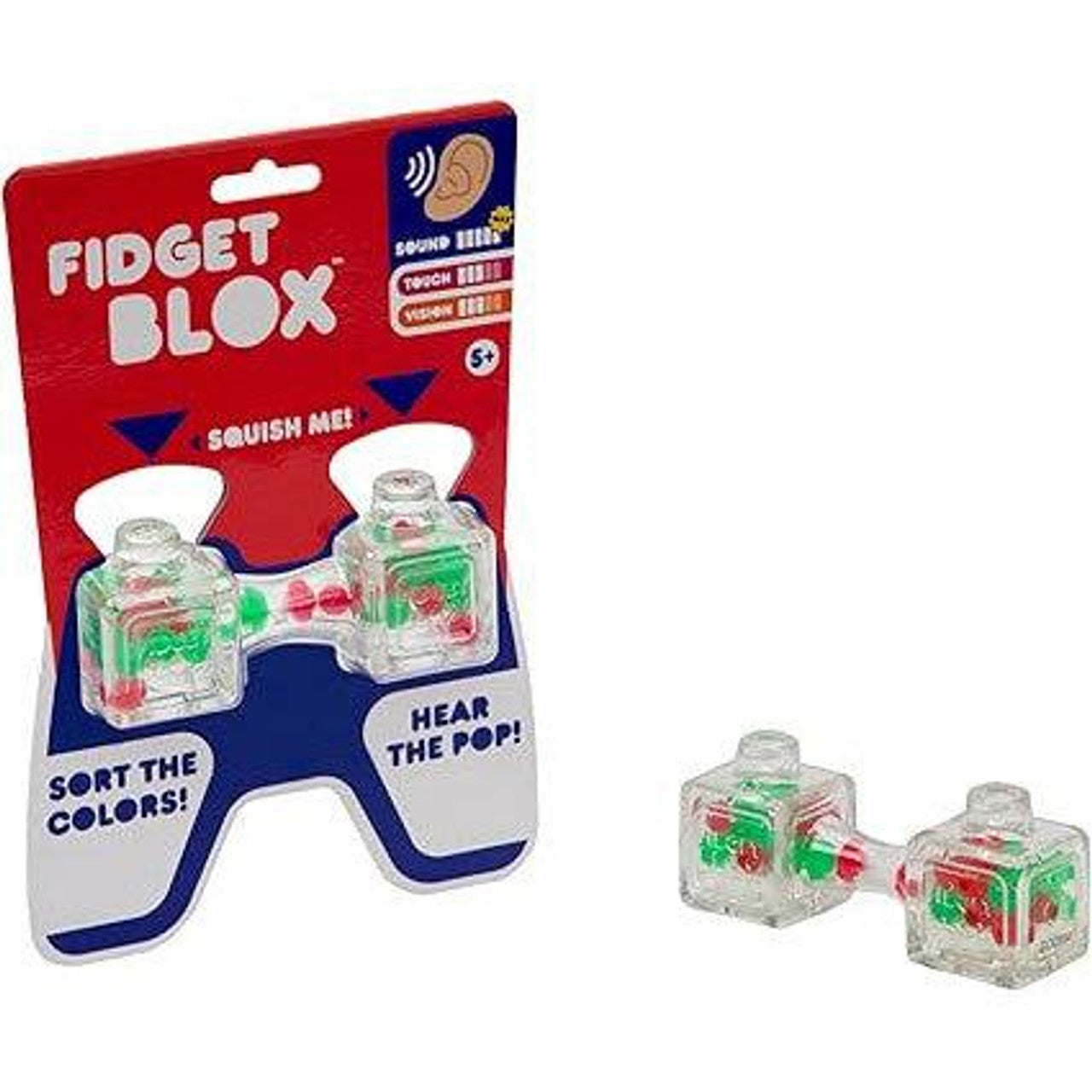 Fidget blox squish me rood groen