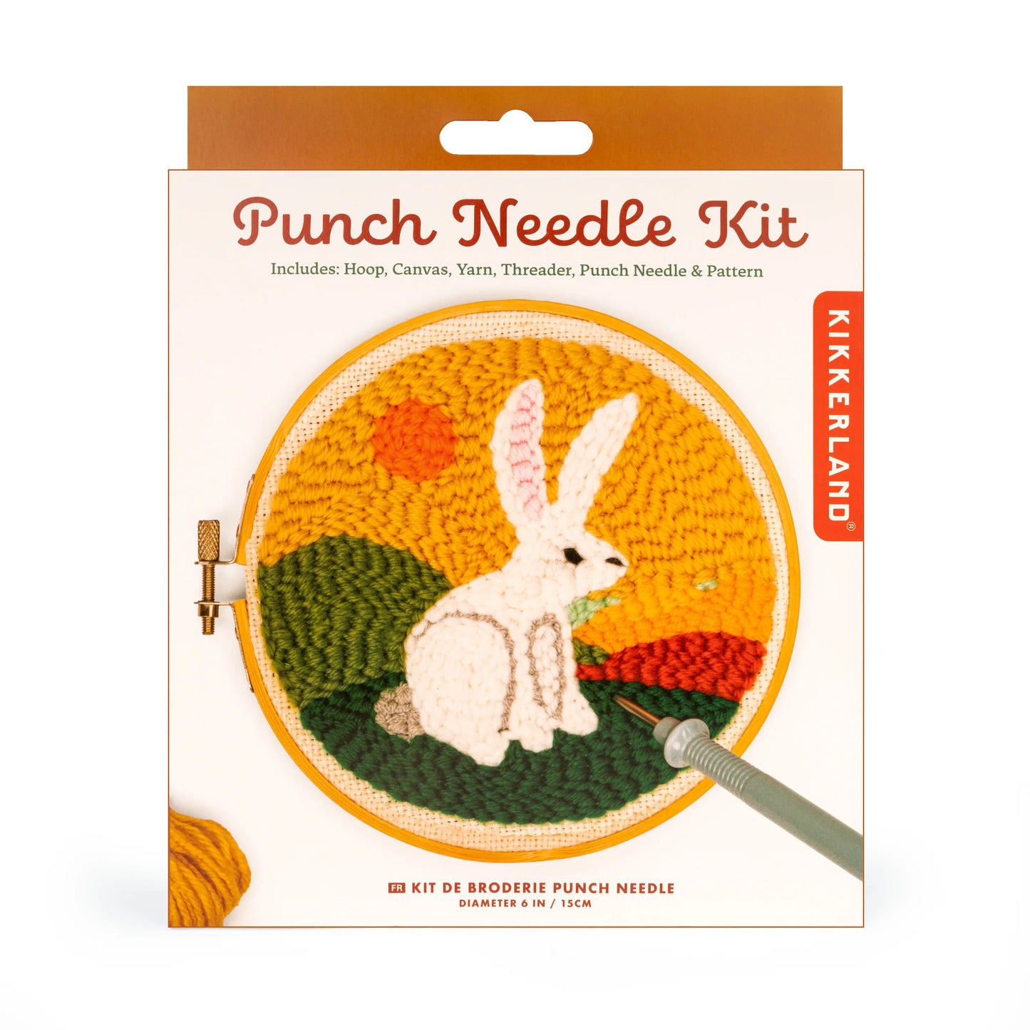 Punch needle kit hare