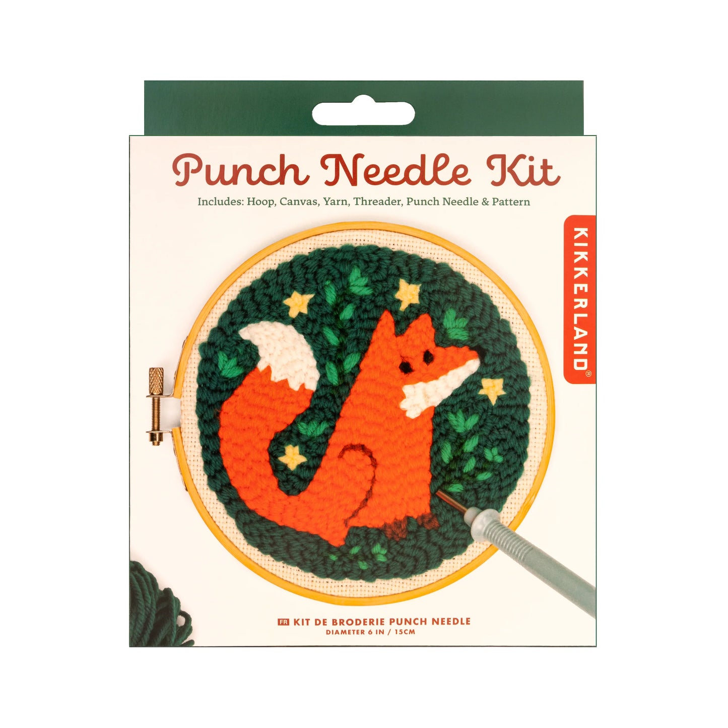 Punch needle kit fox